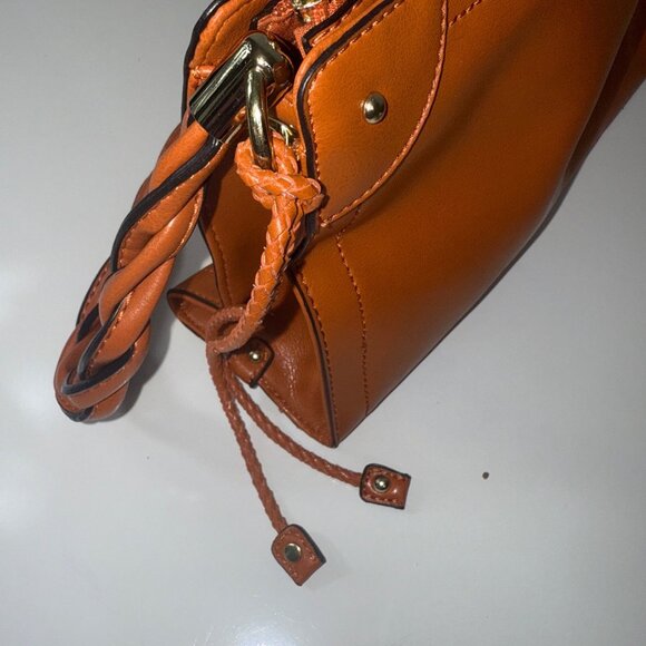 Relic Women’s Twist Handle Shoulder Bag Tan Faux Leather NWT - Picture 6 of 16